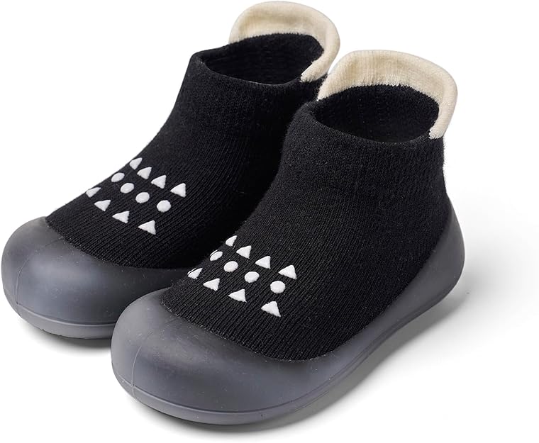 Baby Walking Shoes Infant Non-Slip Breathable Slippers with Soft Rubber Sole Baby Boys Girls Sneakers